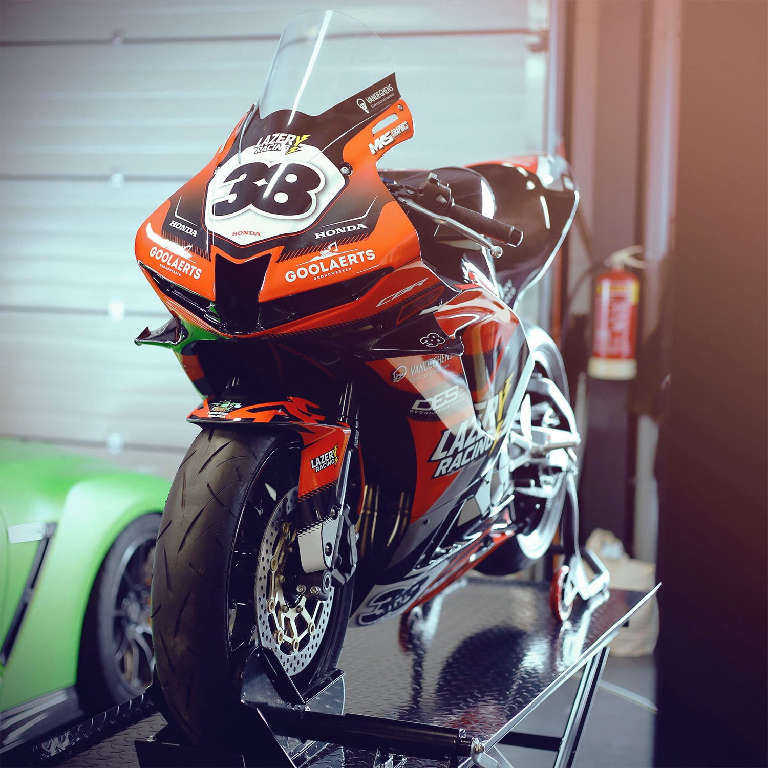 Complete set of race fairings Honda CBR600RR 2021