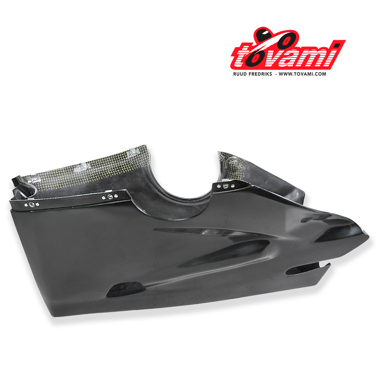 Complete set of race fairings with bottom fairing (for racing exhaust) Ducati Panigale 1100 V4S 2018-2020