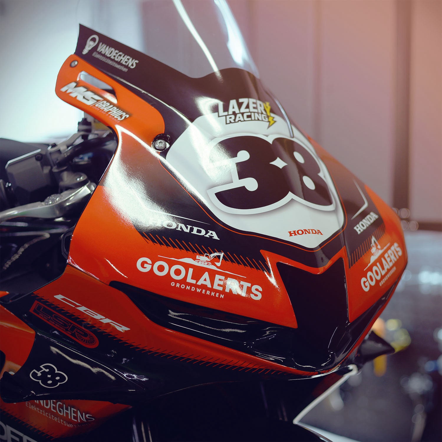 Complete set of race fairings Honda CBR600RR 2021