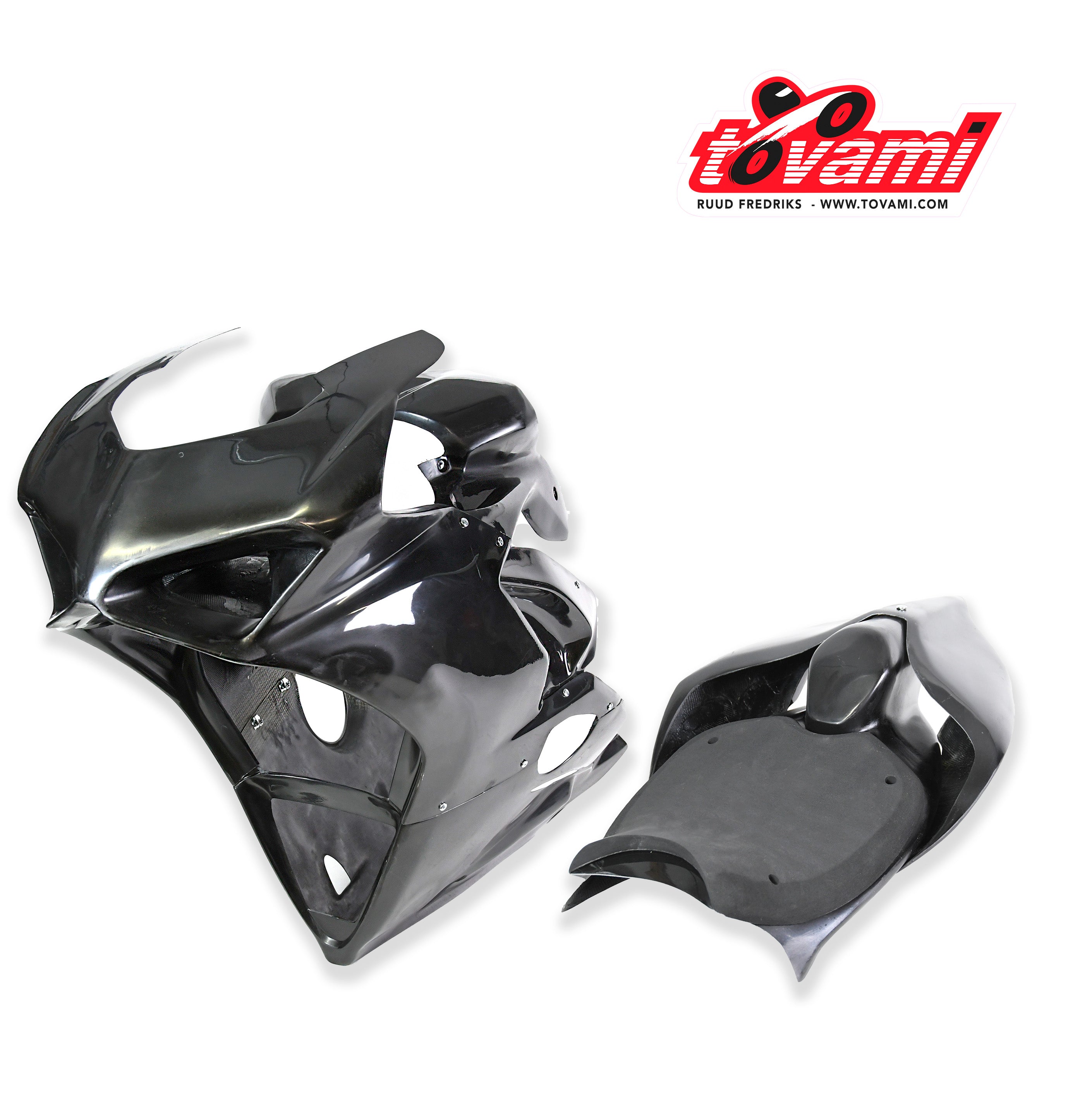 Complete set of race fairings with bottom fairing (for stock exhaust) Ducati Panigale 1100 V4S 2018-2020